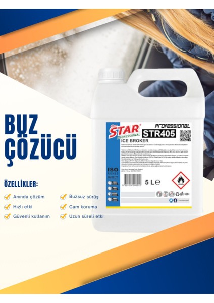 Araç Camı Kış Buz Çözücü ve Buzlanma Önleyici Görüş Güçlendirici 5 Litre fiyatları