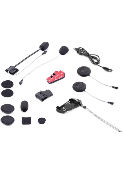 R1 Mesh Motosiklet Bluetooth Interkom (Tekli)