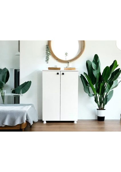 Kahve Kiler Çok Amaçlı İki Kapaklı Dolap 70X34X100 modelleri