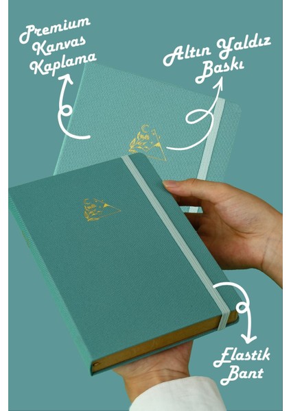 Bujo Kraft Keten Defter 96 Yaprak A5 150 Gr. Kraft Çizgili