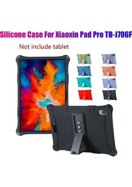 Xiaoxin Pad Pro TB-J706F 11.5 Inç Silikon Kılıf Düşmeye Karşı Korumalı Kapak Ayarlanabilir Tablet Standı ve Kalem (F) (Yurt Dışından)