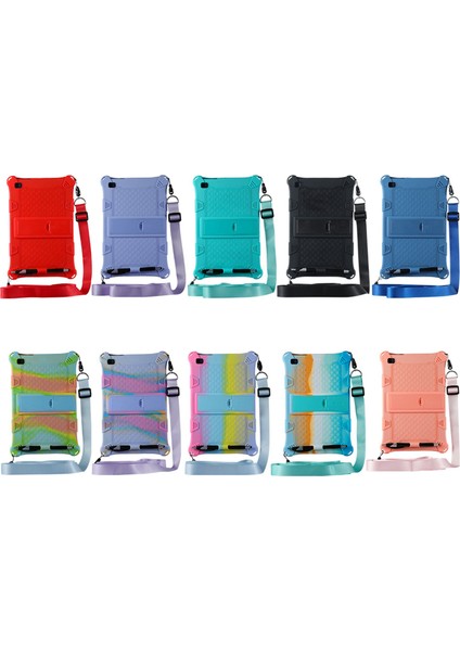 T40 Kılıfı 10.4 Inç Tablet Kılıfı Silikon Kılıf Düşmeye Karşı Koruma Kılıfı Askılı ve Kalemli Tablet Standı (C) (Yurt Dışından) indirimleri