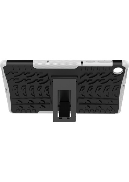 M10 Plus X606 10.3 Inç Tablet Kılıfı Düşmeye Karşı Korumalı Kılıf Tablet Standı (Beyaz) (Yurt Dışından)