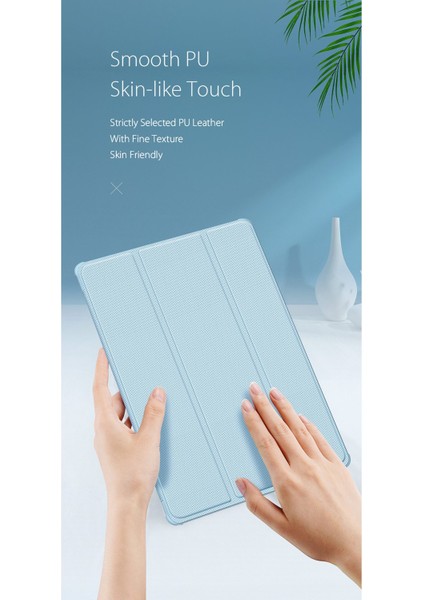 Tablet Kılıfı Tab A7 10.4 T500 T505 2020 Pu+Şeffaf Pc Flip Kılıf Tablet Standı Pu Deri Kılıf (C) (Yurt Dışından)