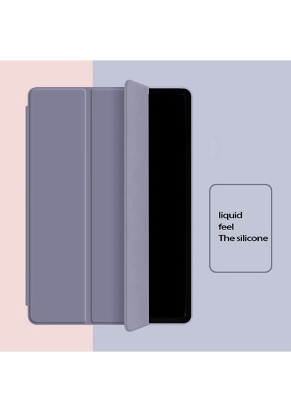 Tablet Pc Kılıfı 11/11PLUS Soft Shell Flip Tipi Sıvı Silikon Kılıf (Siyah) Için Uygundur (Yurt Dışından)