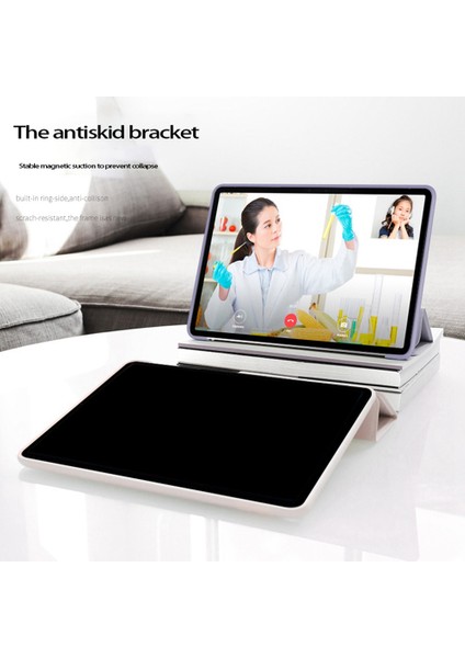 Tablet Pc Kılıfı 11/11PLUS Soft Shell Flip Tipi Sıvı Silikon Kılıf (Siyah) Için Uygundur (Yurt Dışından)
