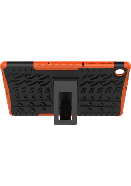 M10 Plus X606 10.3 Inç Tablet Kılıfı Düşmeye Karşı Korumalı Kılıf Tablet Standı (Turuncu) (Yurt Dışından)