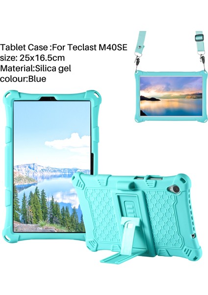 M40SE 10.1 Inç Tablet Silikon Kılıf Düşmeye Karşı Korumalı Kılıf Tablet Standı Askı ve Kalemle (D) (Yurt Dışından) fırsatları