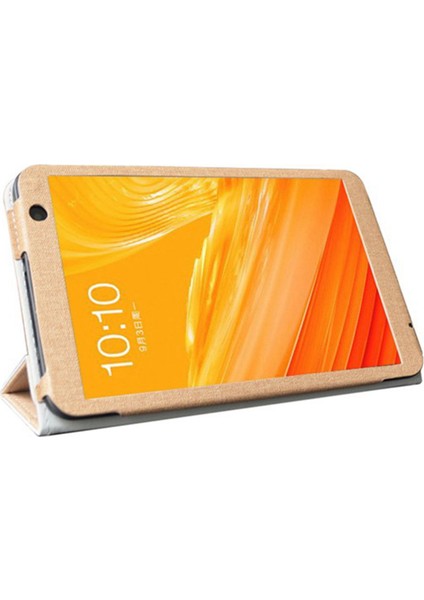 Kılıf + Ekran Koruyucu P80 P80X P80H 8 Inç Tablet Kılıfı Düşmeye Karşı Deri Kılıf Tablet Standı (Altın) (Yurt Dışından) indirimleri