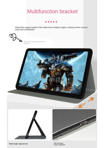 IPLAY50 IPLAY50 Pro 10.4 Inç Tablet Darbeye Dayanıklı Kılıf Kapak Tablet Standı (C) Için Tablet Kılıfı (Yurt Dışından)