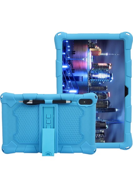 Silikon Kılıf Galaxy Tab S7 11 Inç 2020 T870/T875 Tablet Kılıfı Düşmeye Karşı Korumalı Kılıf Kalemli Tablet Standı (A) (Yurt Dışından) indirimleri