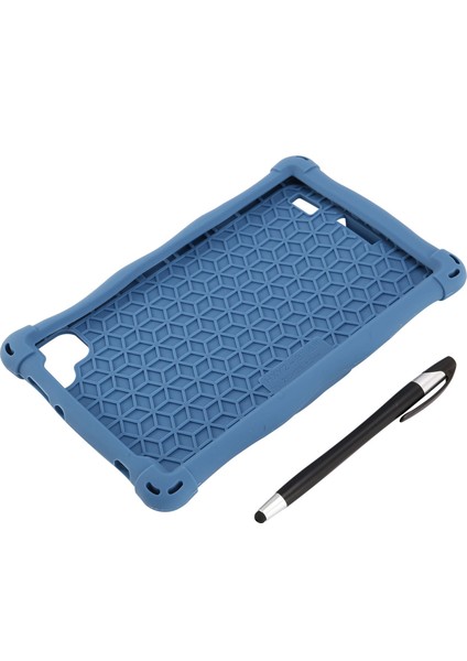 P80 P80X P80H 8 Inç Tablet Düşmeye Karşı Silikon Kılıf T290/T295/T297 (Mavi) (Yurt Dışından)