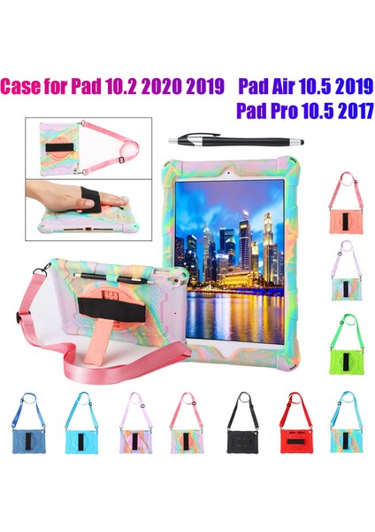 10.2 2020 2019 Air 10.5 2019 Pro 10.5 2017 Kalem ve Kayışlı Düşmeye Karşı Dayanıklı Tablet Kılıfı (F) Için Silikon Kılıf (Yurt Dışından) fiyatları