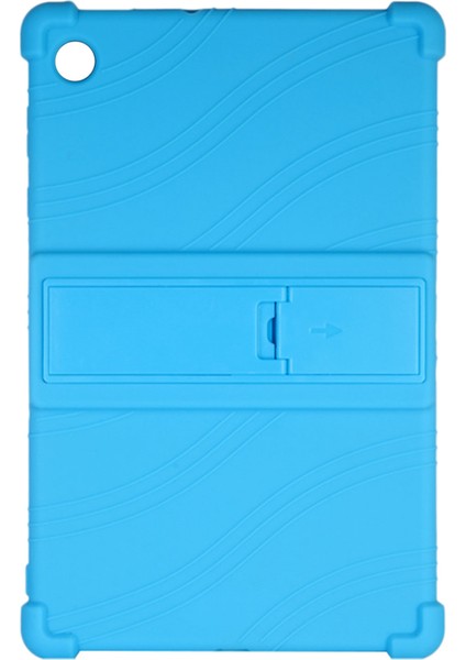 M10 Plus TB-X606F 10.3 Inç Silikon Kılıf Düşmeye Karşı Korumalı Kılıf Ayarlanabilir Tablet Standı (Açık Mavi) Için Tablet Kılıfı (Yurt Dışından)