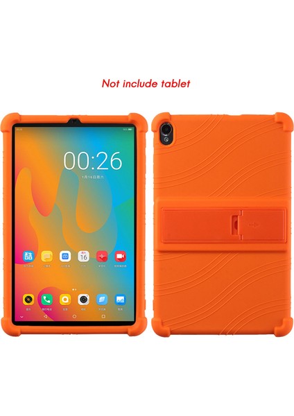 Silikon Kılıf + Ekran Koruyucu IPLAY40 Tablet 10.4 Inç Tablet Kılıfı Ayarlanabilir Tablet Standı (Siyah) (Yurt Dışından)