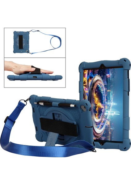 Mi Pad 2 Mipad 3 7.9 Inç Tablet Kılıfı Için Silikon Kılıf Kalem ve Kayışlı Tablet Standı Mipad(E) Için (Yurt Dışından) modelleri