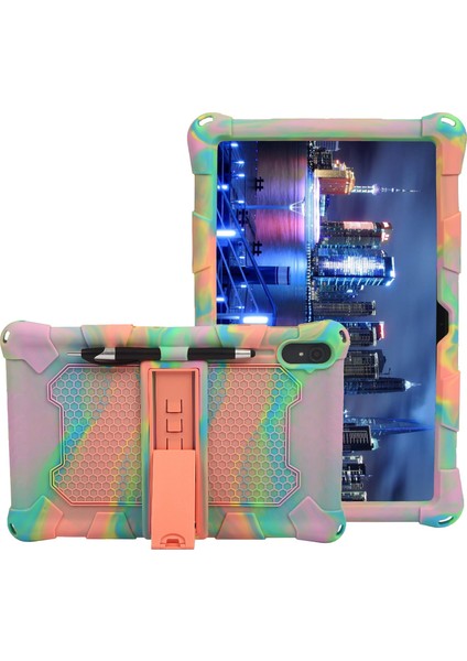 Silikon Kılıf Galaxy Tab S7 11 Inç 2020 T870/T875 Tablet Kılıfı Düşmeye Karşı Korumalı Kılıf Kalemli Tablet Standı (H) (Yurt Dışından) indirimleri