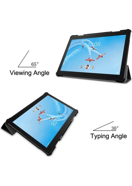 Tab P10 Koruyucu Kılıf TB-X705F Hibernation Deri Kılıf 10.1 Inç Düşmeye Karşı Kılıf Tutucu Beyaz (Yurt Dışından) fırsatları