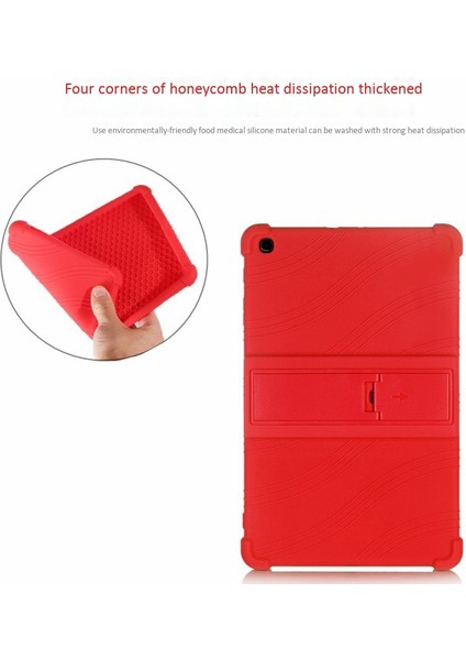 IPLAY30/IPLAY30 Pro Tablet 10.5 Inç Tablet Kılıfı Düşmeye Karşı Dayanıklı Tablet Standı (Gül Kırmızısı) Için Silikon Kılıf (Yurt Dışından) modelleri