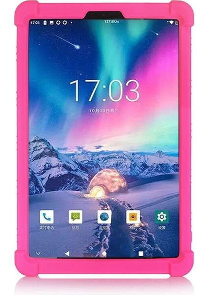 IPLAY30/IPLAY30 Pro Tablet 10.5 Inç Tablet Kılıfı Düşmeye Karşı Dayanıklı Tablet Standı (Gül Kırmızısı) Için Silikon Kılıf (Yurt Dışından) indirimleri