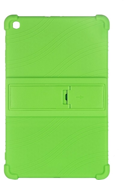 IPLAY30/IPLAY30 Pro Tablet 10.5 Inç Tablet Kılıfı Düşmeye Karşı Dayanıklı Tablet Standlı Silikon Kılıf (Yeşil) (Yurt Dışından)