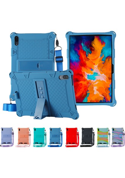 Xiaoxin Pad Pro TB-J706F 11.5 Inç Kılıf Için Silikon Kılıf Ayarlanabilir Tablet Standlı Düşmeye Karşı Kılıf (B) (Yurt Dışından)