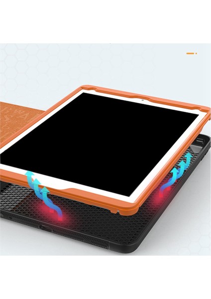 Tablet Pc Kılıfı 9.7 Air2 Çok Fonksiyonlu Kart Tablet Deri Kılıf Flip Braket (2017/2018) Siyah (Yurt Dışından) fırsatları