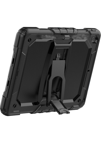 Tablet Pc Darbeye Dayanıklı Sağlam Silikon Kılıf 9/8/7th 10.2 Inç 2021-2019 Kılıf (Siyah) (Yurt Dışından)