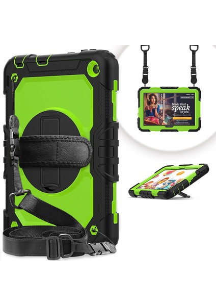 Omuz Askısı ve 360 Derece Dönebilen Braket Koruyucu Kılıflı Hd 8/8 Plus Için Uygundur 2020 Siyah (Yurt Dışından) fiyatları