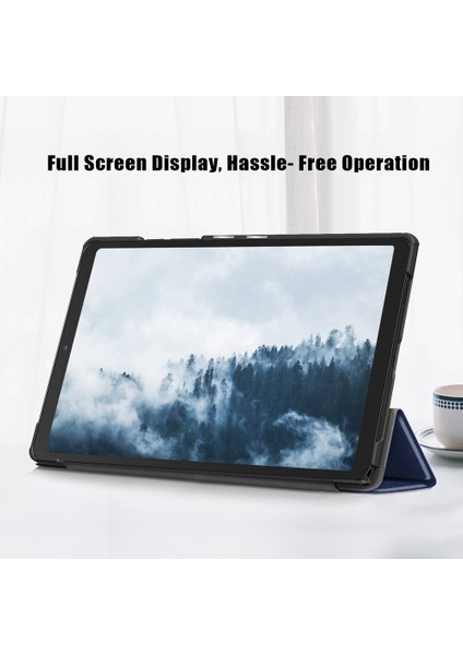 Custer Koruyucu Kılıf Üçlü Katlı Koruyucu Kabuk Tablet Pc Deri Kılıf 10.4 Inç Uygun Tab A7 Mavi (Yurt Dışından) indirimleri