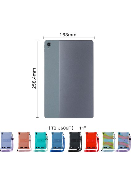 Xiaoxin Pad TB-J606F 11 Inç Tablet Kılıfı Için Silikon Kılıf Ayarlanabilir Tablet Standlı Düşmeye Karşı Kılıf (B) (Yurt Dışından) indirimleri