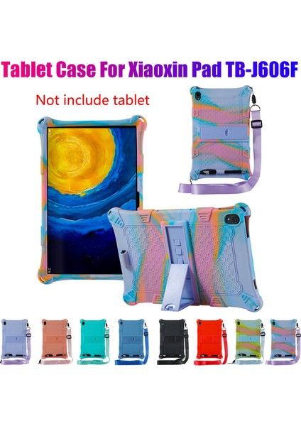 Xiaoxin Pad TB-J606F 11 Inç Tablet Kılıfı Için Silikon Kılıf Ayarlanabilir Tablet Standlı Düşmeye Karşı Kılıf (G) (Yurt Dışından) fiyatları