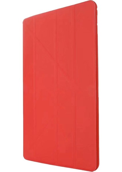 10.2 Inç Tablet Koruyucu Kılıf 7. Nesil 8. Nesil Stand Fonksiyonlu (Kırmızı) (Yurt Dışından)