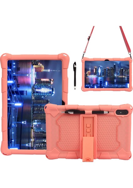 Tablet Kılıfı Galaxy Tab S7 11 Inç 2020 T870/T875 Silikon Kılıf Düşmeye Karşı Dayanıklı Tablet Standı Kalem ve Askılı (F) (Yurt Dışından) fırsatları