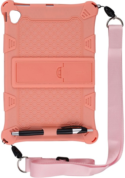 P30HD 10.1 Inç Silikon Kılıf + Kalem + P30HD Tablet Kabuğu Için Kayış (Pembe) Için Tablet Kılıfı (Yurt Dışından)