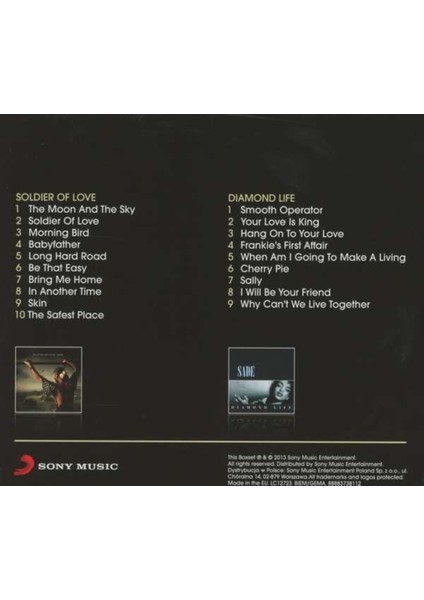 Sade - Soldier of Love - Diamond Life