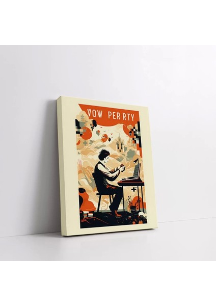 Melodik Anlar Kanvas Tablo modelleri