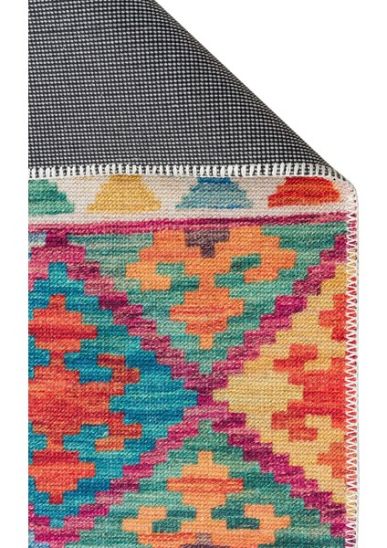 Elista Els 107 Multy Özel Kaymaz Tabanlı Yıkanabilir Pamuk Tabanlı Baskı Halı modelleri