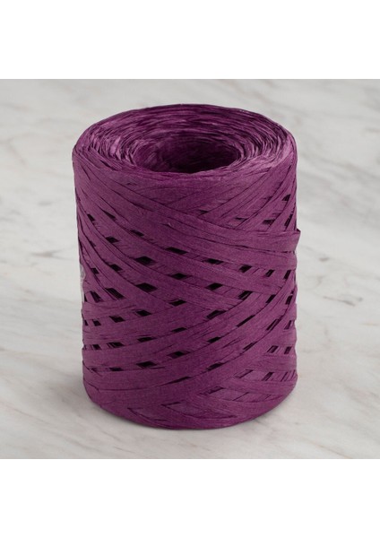 Natural Raffia 90 gr Mor Kağıt Ip - 41