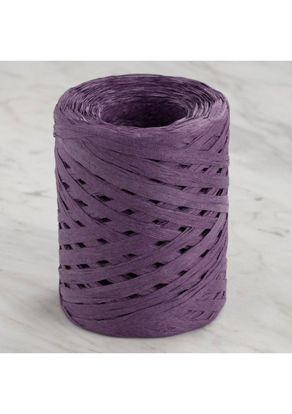 Natural Raffia 90 gr Mor Kağıt Ip - 42