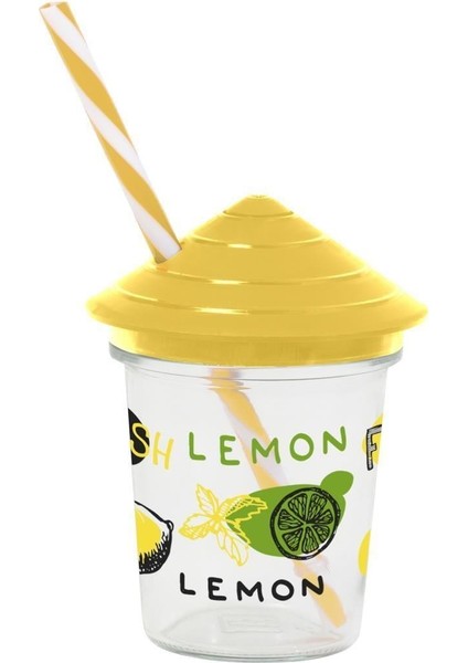 320 cc Lemon Desen Pipetli Bardak
