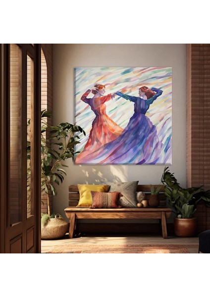 Dansın Özgürlüğü Kanvas Tablo