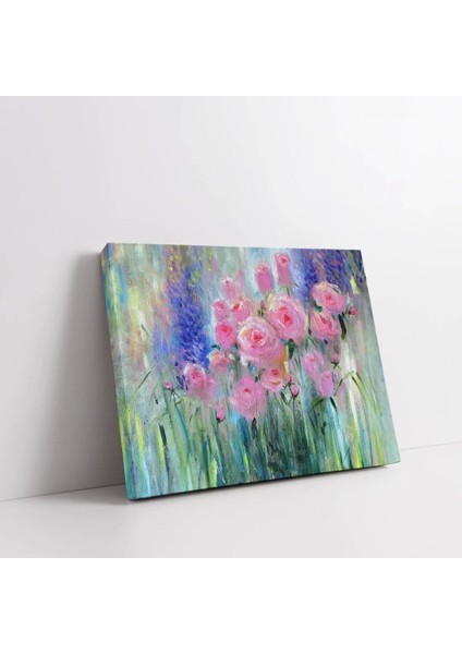 Gül Çiçekler Bahçesi Kanvas Tablo fiyatları