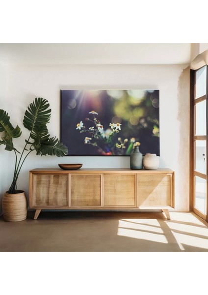 Dallardaki Papatya Kanvas Tablo