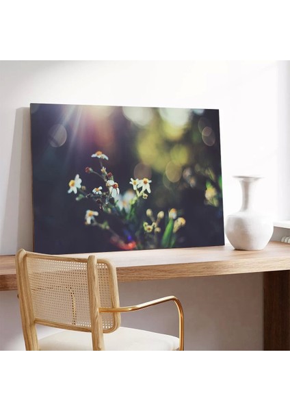 Dallardaki Papatya Kanvas Tablo modelleri