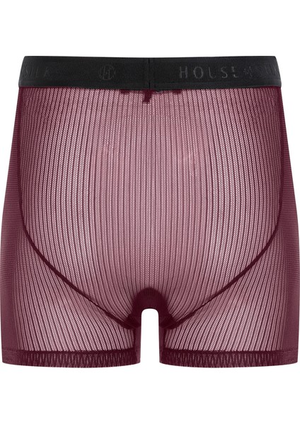 Fleur Tül Erkek Boxer Bordo