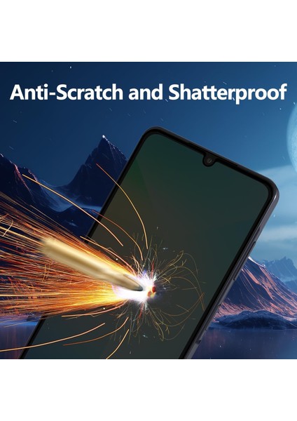 Samsung Galaxy A06 Uyumlu Tam Kapatan Hayalet Gizlilik Filtreli Tamperli Cam Ekran Koruyucu fırsatları