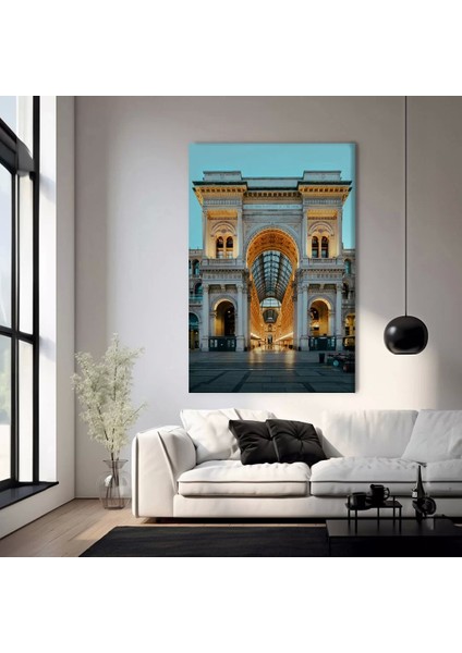 Mavi Saat Kanvas Tablo