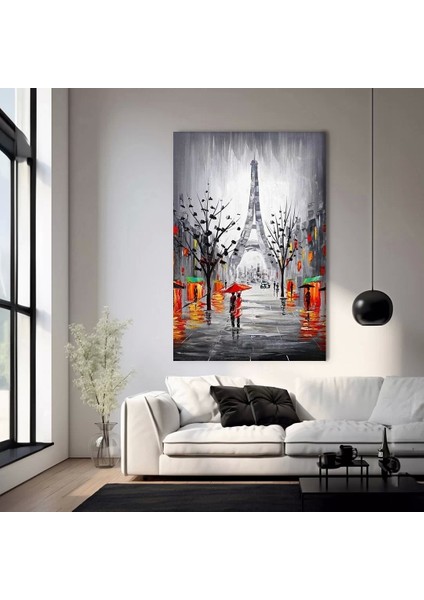 Geceye Dalan Fısıltılar Kanvas Tablo