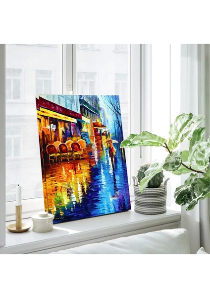 Ay Işığına Vuran Kanal Kanvas Tablo fiyatları
